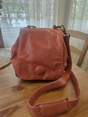 Vintage Pink Hobo International leather handbag